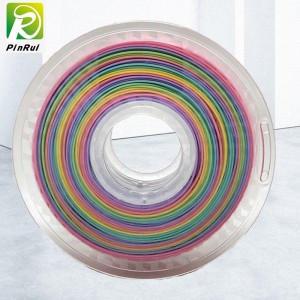 Pinrui 3D-printer 1.75mm PLA Rainbow Filament til 3D-printer