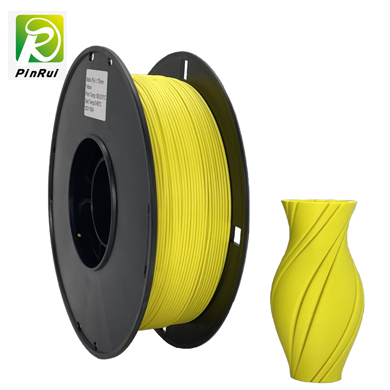 Pinrui 1.75mm Matte PLA-filament 1 kg 3D-trykfilament til 3D-printer