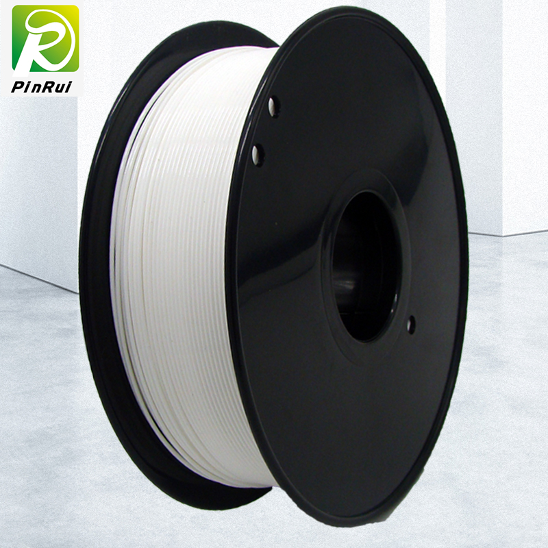 Pinrui Højkvalitets 1KG 3D PLA Printer Filament Hvid Farve