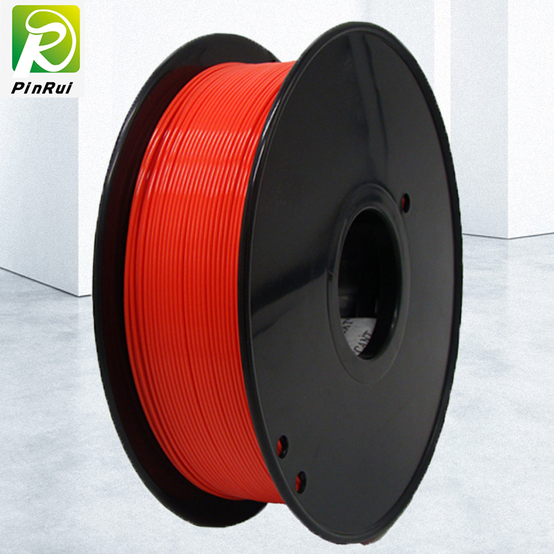 Pinrui Højkvalitets 1KG PLA Red Filament 3D Printer Filament