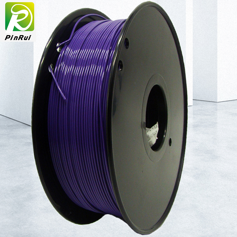 Pinrui Højkvalitets 1kg 3D PLA-printerfilament mørk lilla farve