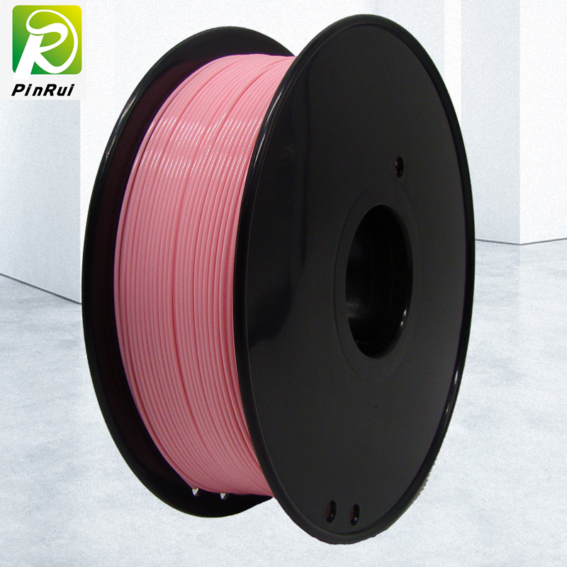 Pinrui Højkvalitets 1kg 3D PLA Printer Filament Lyserød Farve