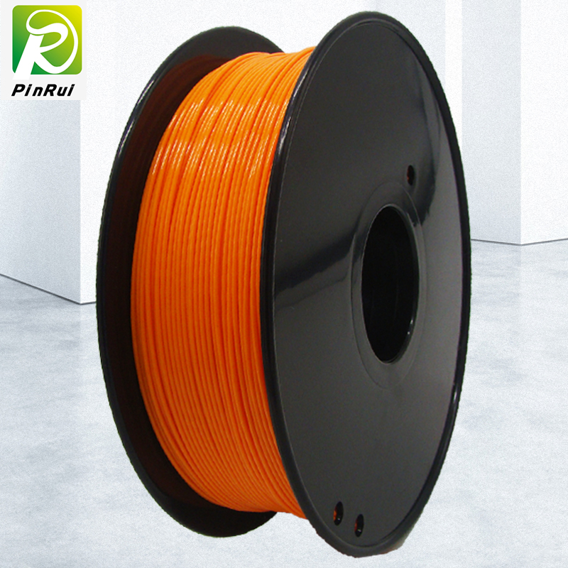 Pinrui Højkvalitets 1kg 3D PLA Printer Filament Orange Farve