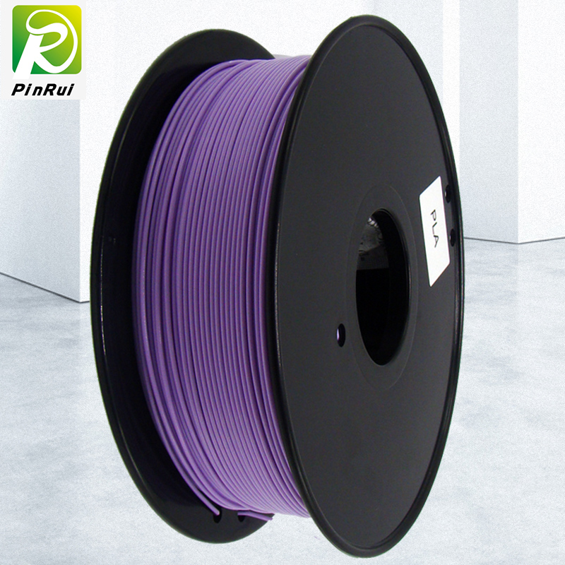 Pinrui Højkvalitets 1kg 3D PLA-printerfilament lilla 9344C farve