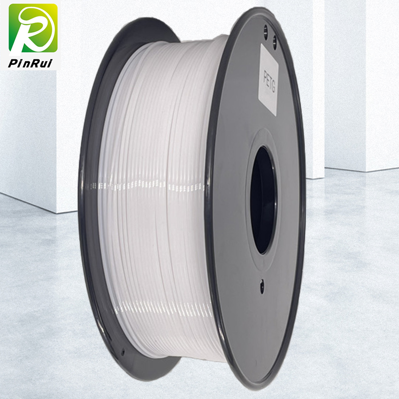 Pinrui 3D -printer 1,75mmpetg filament hvid farve til 3D -printer
